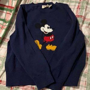 Navy Mickey Sweater